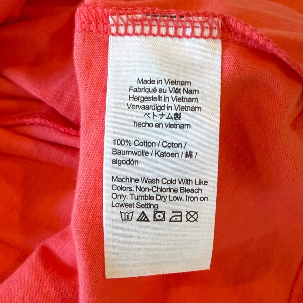 Crewcuts 5T Coral Short Sleeve Cotton Dress - Picture 6 of 7